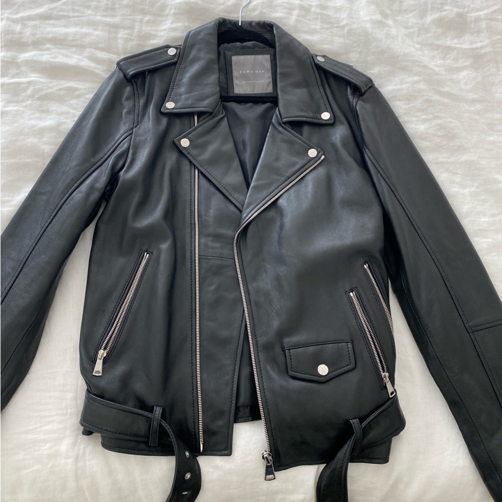 Mens leather jacket